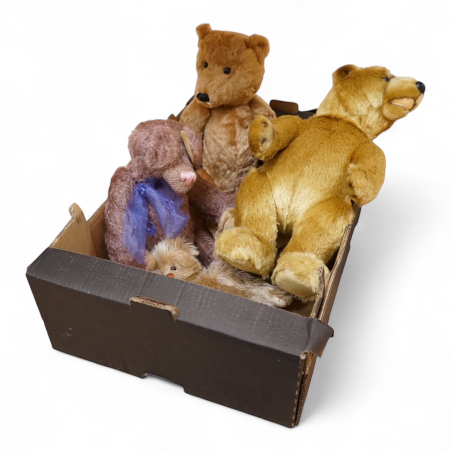 A group of four various Teddy bears including Deans and Aurora